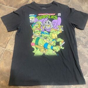 3/$10 Teenage Mutant Ninja Turtles Black Short Sleeve Tee